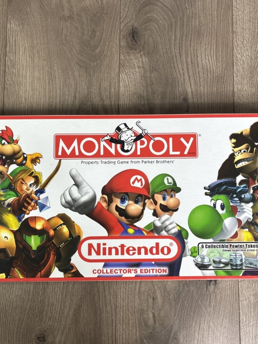 Monopoly Nintendo Collector’s Edition Board Game Collectible Pewter Tokens Zelda - Picture 1 of 10
